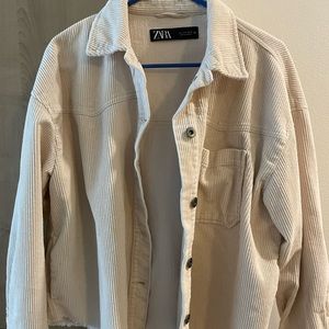 Zara corduroy shacket